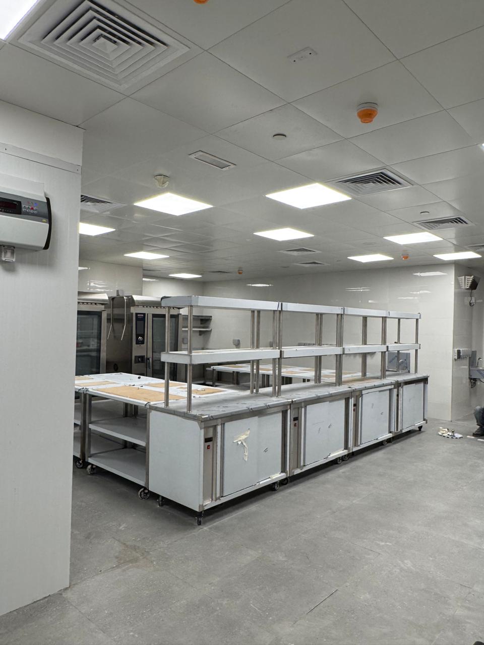 Waldorf Astoria ballroom new kitchen with lift and washrooms