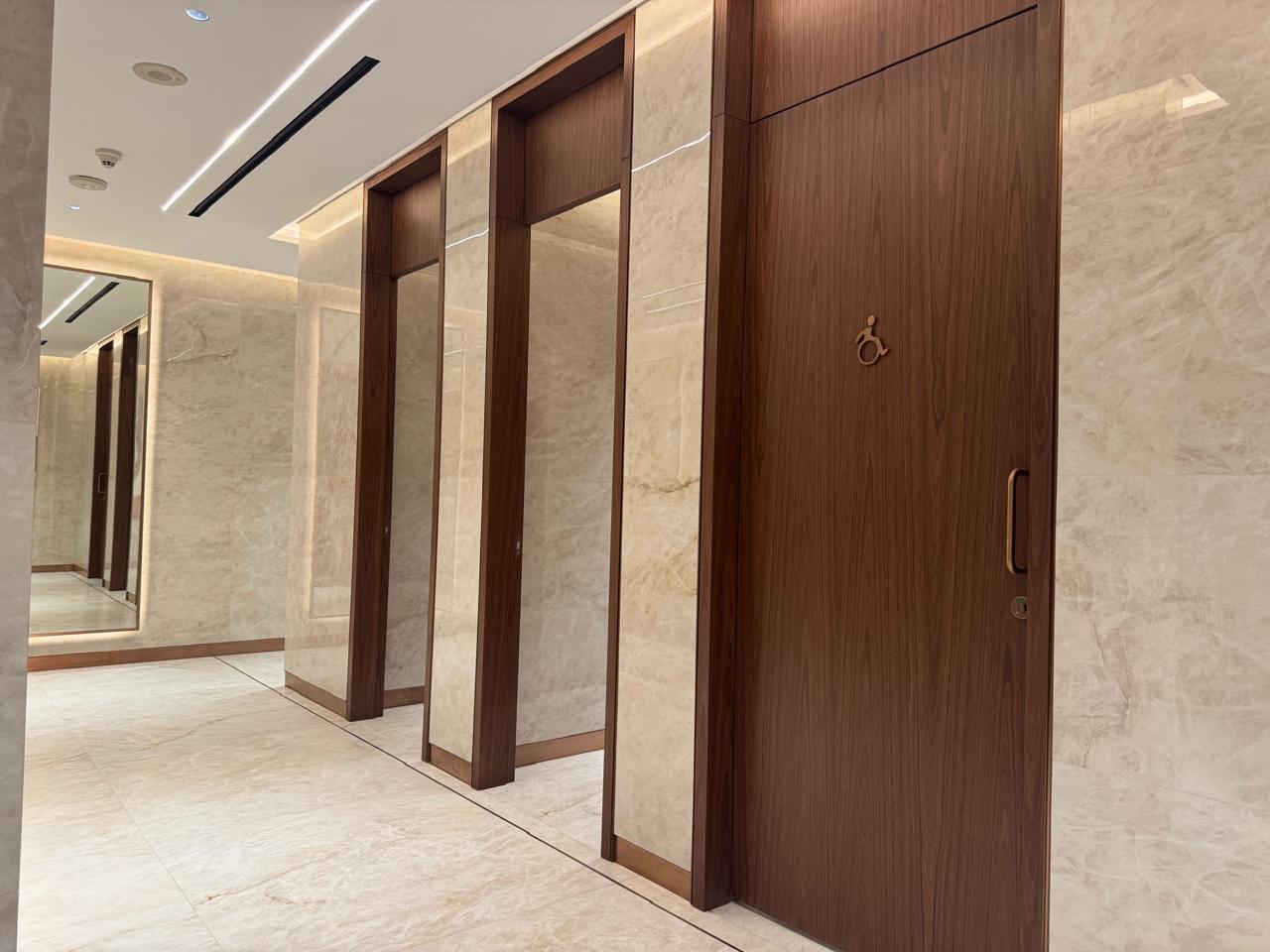Waldorf Astoria ballroom new kitchen with lift and washrooms