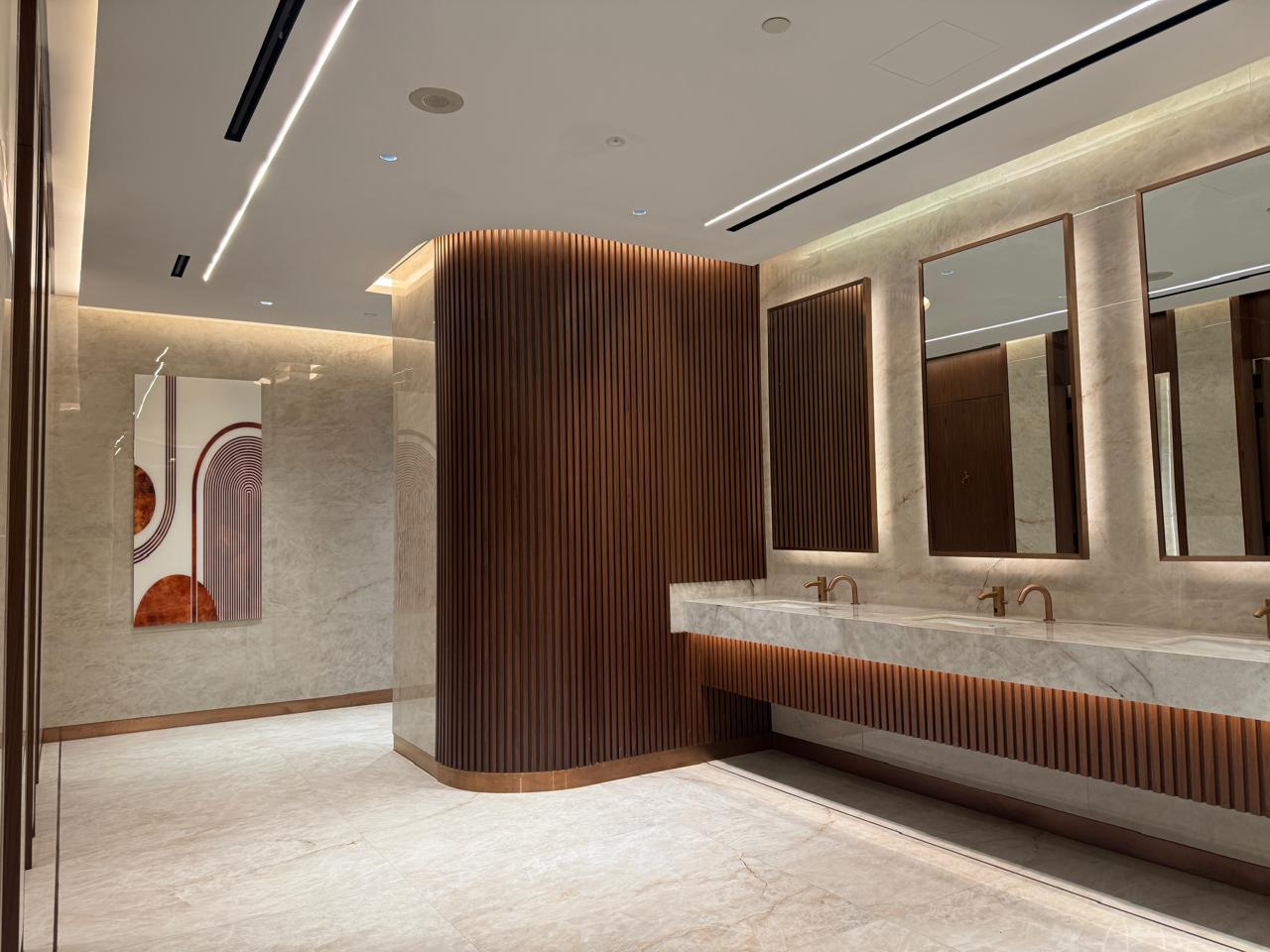 Waldorf Astoria ballroom new kitchen with lift and washrooms